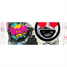 Lade das Bild in den Galerie-Viewer, Acrylglasbild Buntes Schädelgraffiti Panorama
