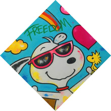 Lade das Bild in den Galerie-Viewer, Acrylglasbild Comic Hund Snoopi mit Herzmotiv Raute
