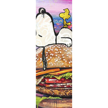Lade das Bild in den Galerie-Viewer, Leinwandbild Comic Hund Snoopi Pop Art Panorama Hoch
