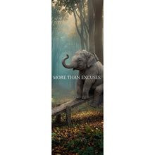 Lade das Bild in den Galerie-Viewer, Leinwandbild Dreams weigh more than excuses Panorama Hoch
