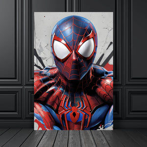 Poster Superheld Spider Hochformat