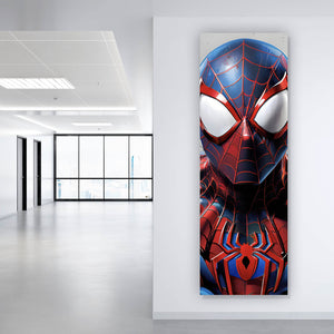 Aluminiumbild Superheld Spider Panorama Hoch