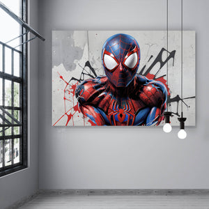Poster Superheld Spider Querformat