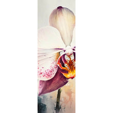 Lade das Bild in den Galerie-Viewer, Aluminiumbild Edle Aquarell Orchidee Panorama Hoch
