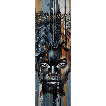 Lade das Bild in den Galerie-Viewer, Acrylglasbild Eindrucksvolles Frauengesicht Panorama Hoch
