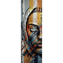 Lade das Bild in den Galerie-Viewer, Acrylglasbild Elegantes Gesichtsporträt einer Frau No.2 Panorama Hoch
