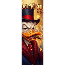 Lade das Bild in den Galerie-Viewer, Poster Erfolgreicher Mc Duck mit Zigarre Panorama Hoch
