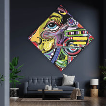 Lade das Bild in den Galerie-Viewer, Acrylglasbild Face Abstract Art No.5 Raute
