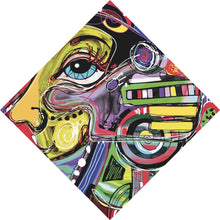 Lade das Bild in den Galerie-Viewer, Aluminiumbild gebürstet Face Abstract Art No.5 Raute
