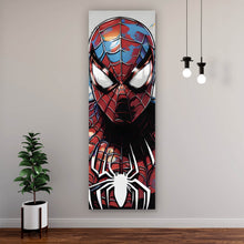 Lade das Bild in den Galerie-Viewer, Poster Farbenfroher Superheld mit Spinne Panorama Hoch
