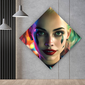 Poster Farbenfrohes Portrait Harley Raute