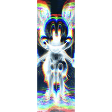 Lade das Bild in den Galerie-Viewer, Acrylglasbild Farbige Röntgen Darstellung einer Cartoon Maus Panorama Hoch
