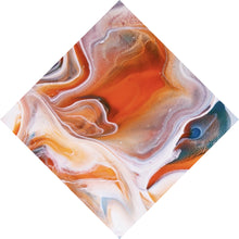 Lade das Bild in den Galerie-Viewer, Aluminiumbild Fluid Art Explosion Raute
