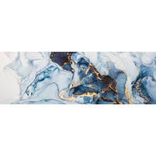 Lade das Bild in den Galerie-Viewer, Aluminiumbild gebürstet Fluid Art Ocean Panorama
