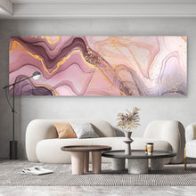 Lade das Bild in den Galerie-Viewer, Spannrahmenbild Fluid Art Rose Panorama
