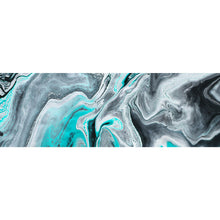 Lade das Bild in den Galerie-Viewer, Spannrahmenbild Fluid Art Simply Grey Panorama

