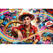 Lade das Bild in den Galerie-Viewer, Aluminiumbild Frecher Luxus Junge Querformat
