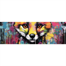 Lade das Bild in den Galerie-Viewer, Spannrahmenbild Fuchs Graffiti Panorama

