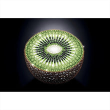 Lade das Bild in den Galerie-Viewer, Aluminiumbild Funkelnde edle Kiwi Querformat
