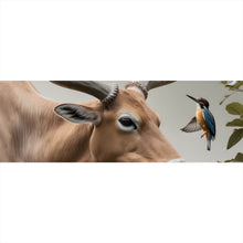 Lade das Bild in den Galerie-Viewer, Acrylglasbild Hirsch Vögel Kunstwerk Panorama
