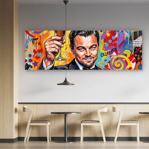 Poster Ikonische Feier Cheers Pop Art Panorama