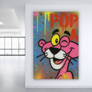 Poster Ikonisches Pop Art mit Spraydose Hochformat