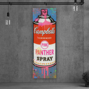 Acrylglasbild Ikonisches Pop Art mit Spraydose Panorama Hoch
