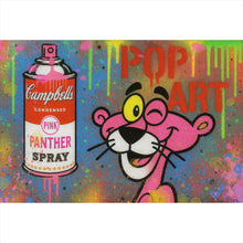 Lade das Bild in den Galerie-Viewer, Leinwandbild Ikonisches Pop Art mit Spraydose Querformat
