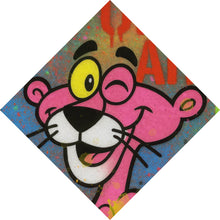 Lade das Bild in den Galerie-Viewer, Aluminiumbild gebürstet Ikonisches Pop Art mit Spraydose Raute
