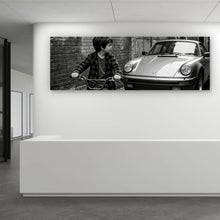 Lade das Bild in den Galerie-Viewer, Aluminiumbild gebürstet It all Starts with a Dream Panorama
