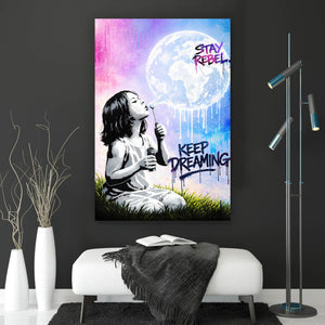 Poster Keep Dreaming Hochformat