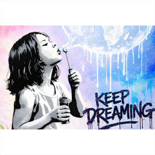 Lade das Bild in den Galerie-Viewer, Poster Keep Dreaming Querformat
