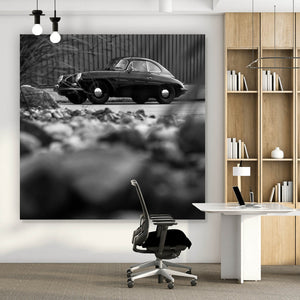 Acrylglasbild Klassischer Sportwagen mit zeitloser Eleganz Quadrat