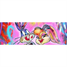 Lade das Bild in den Galerie-Viewer, Spannrahmenbild Liebevolles Pop Art Paar Panorama
