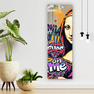 Poster Lisa im modernen Graffiti Still Pop Art Panorama Hoch