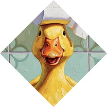 Lade das Bild in den Galerie-Viewer, Poster Lustige Ente im Badezimmer Raute
