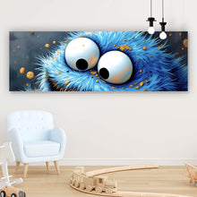 Lade das Bild in den Galerie-Viewer, Leinwandbild Lustige Figur isst Kekse Panorama
