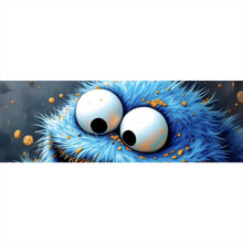 Lade das Bild in den Galerie-Viewer, Spannrahmenbild Lustige Figur isst Kekse Panorama
