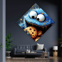 Lade das Bild in den Galerie-Viewer, Poster Lustige Figur isst Kekse Raute
