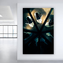 Lade das Bild in den Galerie-Viewer, Poster Luxuriöse Sportwagen aus Vogelperspektive Hochformat
