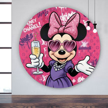 Lade das Bild in den Galerie-Viewer, Aluminiumbild Luxus Maus Kreis
