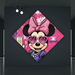 Acrylglasbild Luxus Maus Raute