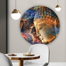 Lade das Bild in den Galerie-Viewer, Aluminiumbild Magische Buddhas Kreis
