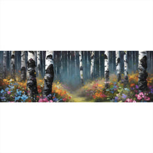 Lade das Bild in den Galerie-Viewer, Poster Malerischer Wald Abstrakt Panorama
