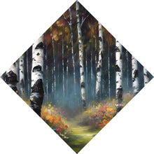 Lade das Bild in den Galerie-Viewer, Poster Malerischer Wald Abstrakt Raute
