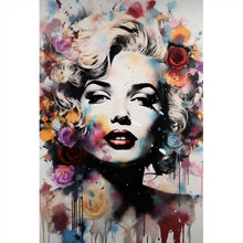Lade das Bild in den Galerie-Viewer, Spannrahmenbild Marilyn Abstrakt No.1 Hochformat
