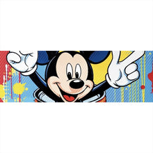 Lade das Bild in den Galerie-Viewer, Leinwandbild Micki in einer Suppendose Pop Art Panorama
