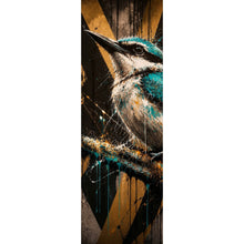 Lade das Bild in den Galerie-Viewer, Acrylglasbild Modern Art Vogel im Street Art Stil Panorama Hoch
