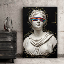 Lade das Bild in den Galerie-Viewer, Leinwandbild Moderne Skulptur mit abstraktem Touch Hochformat
