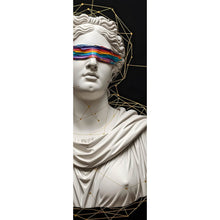 Lade das Bild in den Galerie-Viewer, Leinwandbild Moderne Skulptur mit abstraktem Touch Panorama Hoch
